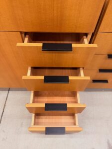 custom drawers with emtek pulls