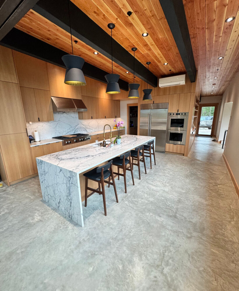 custom cabinets in mountain casa project