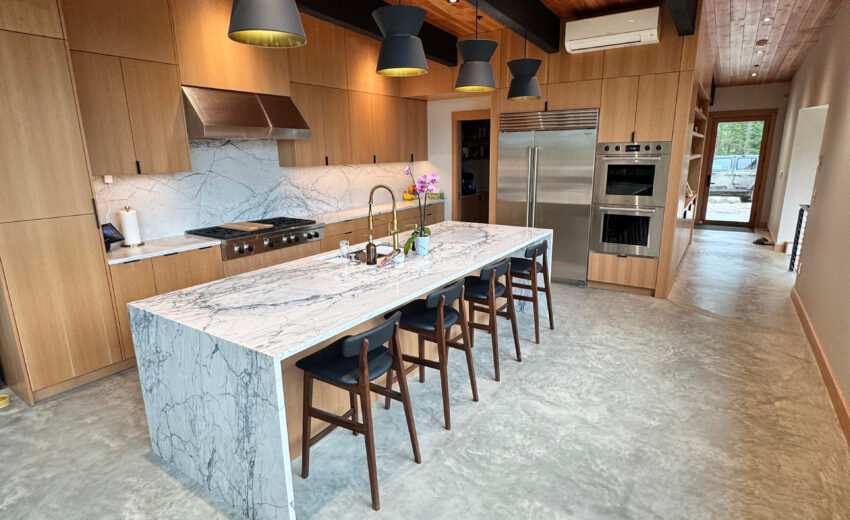 custom cabinets in mountain casa project