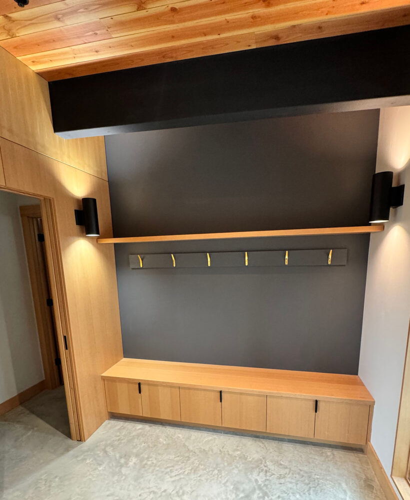 custom cabinets in mountain casa project